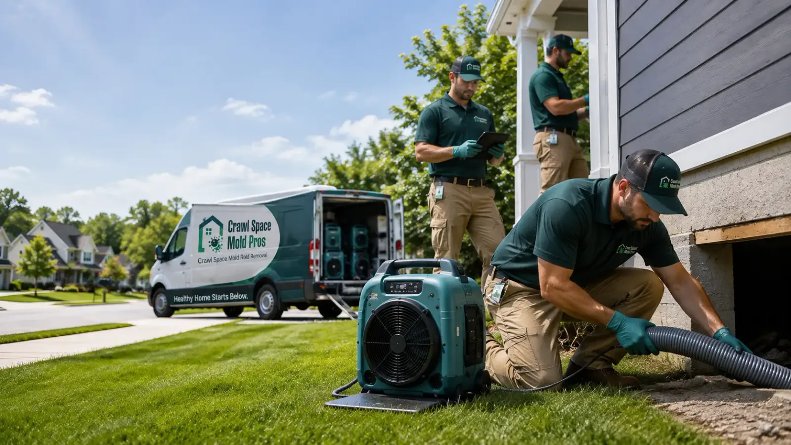 Crawl Space Mold Removal in Wilton, WI